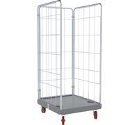 Contenedor rodante higiénico eurokraft pro, acero inoxidable