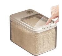 Contenedor sellado - Contenedor para perros, diseño hermético, dispensador de golosinas para perros, accesorio de cereales de harina de soja, implemento de garaje de granero de conejos, herramienta de