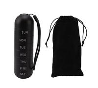 Contenedor Semanal, Pastillero Diario de 7 Días, Compartimentos Separados con Bolsa de Almacenamiento para Viajes, Vitaminas, Aceites de Pescado