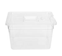 Contenedor Sous Vide de 11 Litros, Tanque de Baño de Agua Sous Vide con Tapa, Contenedor de Alimentos Adecuado para la Mayoría de Cocinas Sous Vide, Accesorios Sous Vide
