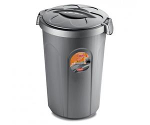 Contenedor TOM para alimento para animales - Color: Gris | Capacidad: 46 L
