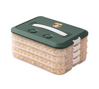 Contenedor transparente de postres de múltiples capas con asa y tapa para una solución eficiente de almacenamiento de alimentos, suministros de cocina, organizadores de cocina que ahorran espacio