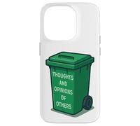 Contenedor Verde para Opiniones y Sentencias Carcasa para iPhone 14 Pro