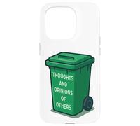 Contenedor Verde para Opiniones y Sentencias Carcasa para iPhone 15 Pro