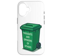 Contenedor Verde para Opiniones y Sentencias Carcasa para iPhone 16