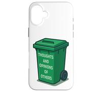 Contenedor Verde para Opiniones y Sentencias Carcasa para iPhone 16 Plus