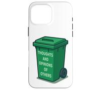 Contenedor Verde para Opiniones y Sentencias Carcasa para iPhone 16 Pro MAX