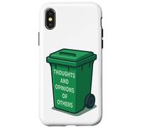 Contenedor Verde para Opiniones y Sentencias Carcasa para iPhone X/XS