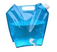 Contenedores de agua para camping, contenedor de agua portátil de polietileno Col, contenedor de agua de 5 L y 10 L con grifo, contenedores plegables de almacenamiento de agua, contenedor de agua para