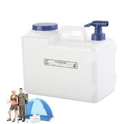 Contenedores de agua portátiles, portador de almacenamiento de agua | Contenedor de para acampar con espiga - 10L/15L sin fuga de tanque de gran capacidad, comedores de hidratación para senderism