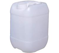 Contenedores de agua portátiles, tanque de agua para acampar, cubo de plástico para almacenamiento de agua de emergencia, garrafa de almacenamiento de agua para acampar al aire libre (blanco, 5 L