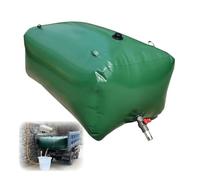 Contenedores de Almacenamiento de Agua de 29 a 1320 galones, Tanque de Agua portátil Plegable, Bolsa de Agua Blanda de Gran Capacidad for Resistencia a la sequía(Green,2x1x0.7m/1400L/369.8gal)
