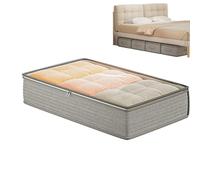 Contenedores De Almacenamiento Underbed - Bolsa De Almacenamiento Con Cremallera De 80x40x18 Cm Underbeds | Contenedores De Almacenamiento Menores | Mantas De Gran Capacidad Organizador De Edredones D