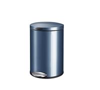 Contenedores de basura 5 L / 9 L / 12 L Pedal doméstico de acero inoxidable Cubo de basura Sala de estar con tapa Baño Dormitorio Pedal Luz Lujo Cocina Oficina Cubo de basura para baño, cocina, hogar