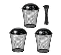Contenedores de compostaje de , cesta de vermicompostaje con tapa | Contenedor de compost para jardinería, granja, interior, jardín, cocina, balcón
