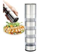 Contenedores de condimento - Botella de salsa | Dispensador de condimento | Contenedor de sal y pimienta Set para cocina al aire libre Camping Traveling Kitchers Shakers Shaker Pep Shaker