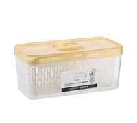 Contenedores de fruta para - Apilables con Filtro Desmontable y Gran Capacidad - Recipientes para Frutas en Refrigerador - para Hogar Cocina Restaurante Oficina Congelador Almuerzo Snack Verduras