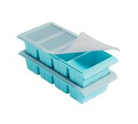 Contenedores de silicona extragrandes, 2 unidades de 500 ml, bandeja para congelar cubos de sopa, con tapa, resistente al calor, apta para microondas y horno (-20 ℃ ~ 230 ℃) para guardar caldos