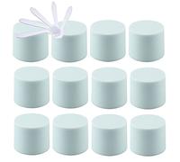 Contenedores de viaje for cosméticos, frascos de viaje for artículos de tocador, 24 piezas de frascos de plástico vacíos for cosméticos de 5 ml de color negro mate con tapa de rosca, contenedores pequ