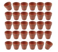 Contenedores de vivero con orificio de drenaje, juego de vasos redondos para principiantes, 30 soportes para cultivo de estantes para jardinería en hogar, uso diario en interiores, esquejes de