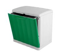 Contenedores Ecospace 40x30x40 Verde Gris Stefanplast
