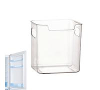 Contenedores Organizadores Congeladores Contenedores Transparentes | Caja de almacenamiento de despensa para cocineros aficionados, carnes frutas yogur snacks latas oficina pequeño