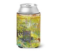 """"Contenedores para bebidas fr as en lata o botella con forma de tranv a MW1326CC de Caroline's Treasures, de End of the Line, multicolor""""