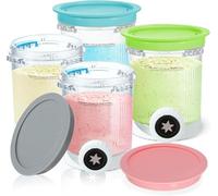 Contenedores para máquina de helados Ninja Creami, 4 unidades Ninja Creami, contenedor de lujo para creami ninja, creami helado, recipiente de repuesto para NC301 NC300 NC299AMZ Serie (B)