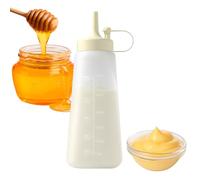 Contenedores para salsas | Dispensador recargable para salsas, botella exprimidor de salsa, para preparación de alimentos Meal Prep Restaurante Cocina Casa Viajes Picnic Miel