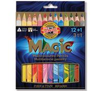 Contenido: 12 lápices"Magic Natur" de perfil triangular y 1 difuminador.