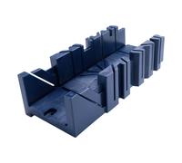 Contenido: Caja para sierra de inglete con mordaza - madera y yeso - ángulo oblicuo, herramienta de corte S