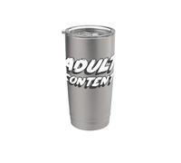 Contenido para adultos | Humor adulto R rated Comedy Vaso térmico de acero inoxidable de doble pared