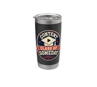 Content Class Of Someday Creator Humor Vaso térmico de acero inoxidable de doble pared