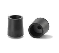 Contera andador goma 25mm.negro unidad