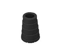 Contera Color Negro Baston Bcr 18 Mm