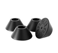 Contera De Caucho Muletas 4 Piezas Antideslizantes Resistentes para Patas | Repuesto de puntas de goma de bastón para Inodoros, Sillas Ducha, Bastones Apoyo, Mujeres, Hombres y Mayores