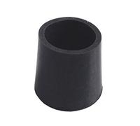 Contera Goma Redonda Exterior 50 uds|12 mm Negro