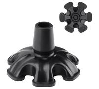 Contera Grande de Goma para muletas y Bastones,Virola Contera de Goma Autoportante 19mm de Base Grande,Tacos muletas,Antideslizantes Autoestable Soporte