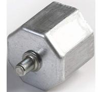 Contera Metálica para Eje de Persiana Enrollable 42x50 mm - Espiga 10 mm