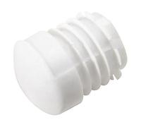 Contera Plastico Redonda Interior Blanca para Tubo Exterior Ø 20 mm. Bolsa 200 Unidades