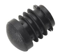 Wolfpack Linea Profesional 05330370 Contera Plastico Redonda Interior Negra para Tubo Exterior Ø 18 mm. Bolsa 200 Unidades