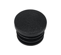 Contera Redonda Interior Negra 30mm. Blister 4 Piezas.