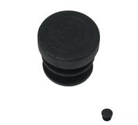 Contera - redonda interior negra de 16 mm, incluye blister con 4 piezas, ideal para acabados y protecciones en instalaciones eléctricas.