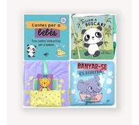 Contes per a bebès d'un any - Tres contes interactius per als més petits: Un llibre de tela amb solapes, un llibre de tela amb una joguina, i un llibre de bany amb colors màgics!: 10