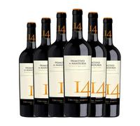 Contessa Marina 14 Primitivo Primitivo di Manduria 75 cl Vino tinto (Caja de 6 Botellas de 75 cl)