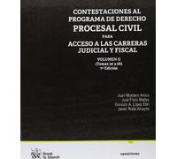 Contestaciones al programa de derecho procesal civil para acceso a las carreras judicial y fiscal II