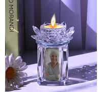 Contid Mini urnas de Cristal para Cenizas de cremación, Recuerdo de Foto, urnas pequeñas para cremación, Funeral, para Cenizas de Humanos o Mascotas, para Recordar a tu ser Querido perdido