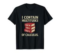 Contiene Multitudes de Diseño de Ingeniería Stem de Cálculo Camiseta