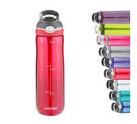 Contigo Ashland Autospout Botella de Agua con pajita emergente, botella reutilizable sin BPA, antigoteo e adecuada para viaje, gimnasio, deporte, bicicleta, 720 ml