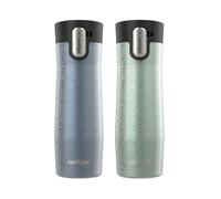 Contigo® AUTOSEAL® West Loop - Taza de viaje de acero inoxidable aislada al vacío con tapa fácil de limpiar, 20 onzas